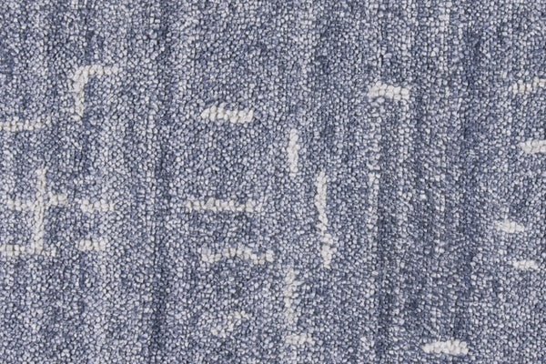 HomeRoots 5' Hand-Woven Blue and Ivory Abstract Area Rug - Contemporary Artistry for Modern Living Spaces 5' X 8' 511911