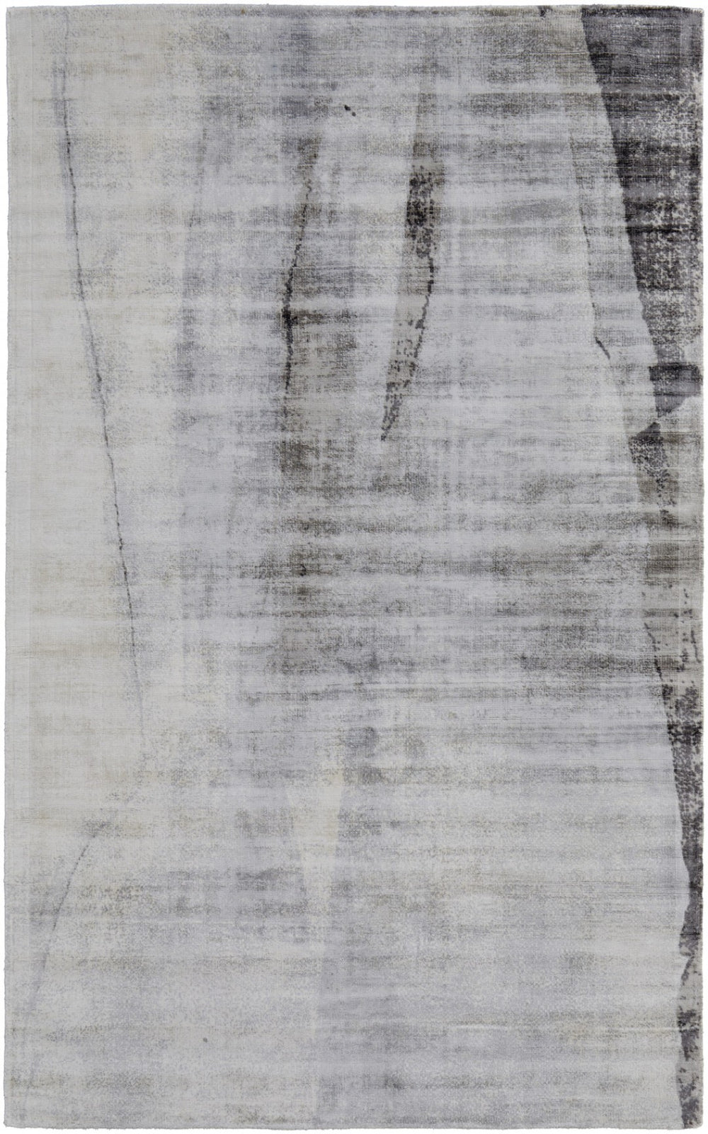HomeRoots 8' Hand-Woven Gray Taupe and Ivory Abstract Area Rug - Elevate Your Living Space with Style! 8' X 10' 511948