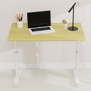 English Elm Adjustable Study Desk For Home & Office – Compact, Hand-Crank Design For Kids & Adults' Comfort W1935P338366