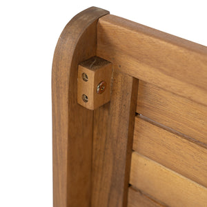 English Elm Christopher Knight Home® - Ashwell Acacia Wood Side Table Teak C-Shape Minimalist Sofa End Table Portable Workspace, Durable N775P278102T