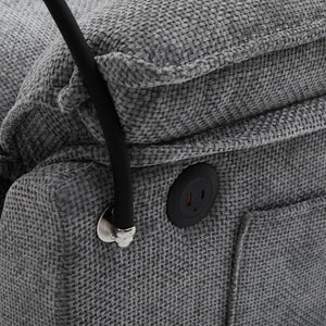 English Elm United U-Shaped Sectional Sofa 106" Cloud Couch - Comfy Chenille, Storage Ottoman, Usb Ports & Pillows W1568S00232-GIGA