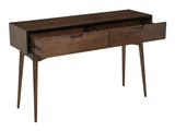 OSP Home Furnishings Copenhagen Console Table Walnut