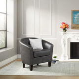 OSP Home Furnishings Ethan Tub Chair Pewter