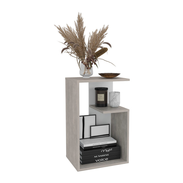 English Elm Everet Multi-Functional 3-Tier Coffee Table/End Table, Compact Convertible Design for Small Spaces B070P363811