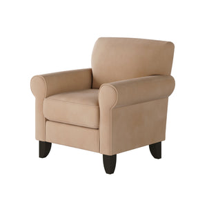 Fusion Bella Blush Accent Chair - Stylish Mauve Upholstery With Flared Arms And Reversible Cushion Comfort Mauve W,100% Polyester 512-c Bella Blush Accent Chair