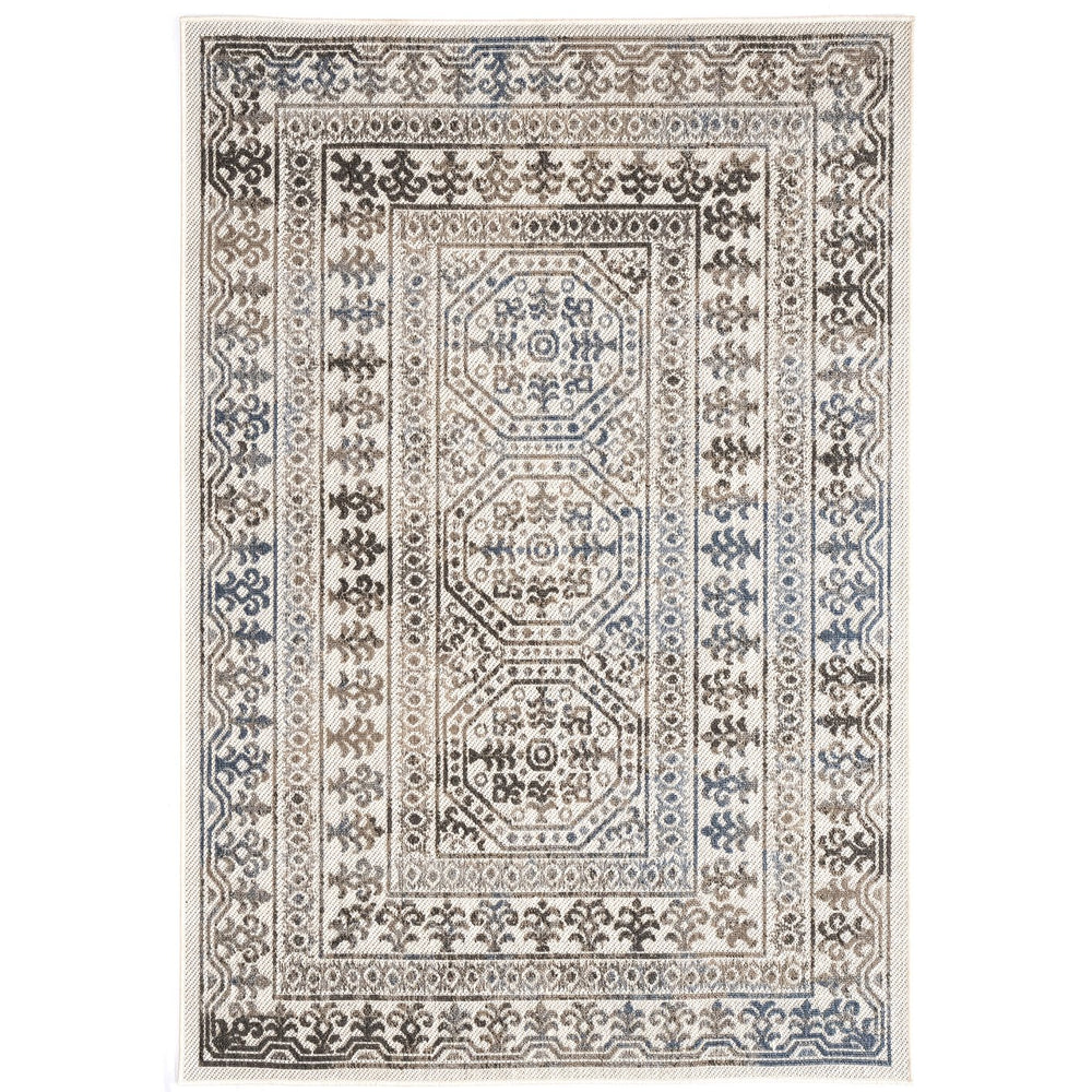 Capel Rugs Retreat-haven Indoor-outdoor Rug Collection: Easy-care Olefin Yarn For Stylish Comfort Everywhere Slate, Ivory 100% Olefin 5120rs07101010430