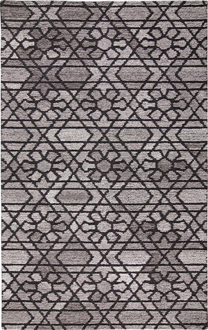 Homeroots 10' X 14' Black And Taupe Wool Paisley Hand Tufted Area Rug  Wool 512008