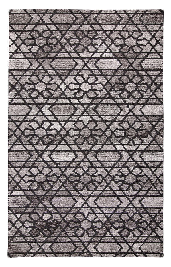 Homeroots 10' X 14' Black And Taupe Wool Paisley Hand Tufted Area Rug  Wool 512008