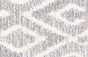 HomeRoots 5' Modern Gray and White Abstract Geometric Hand-Tufted Wool Area Rug for Stylish Home Décor 8' X 10' 512041