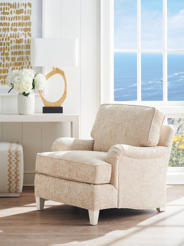 Lexington Barclay Butera Grady Chair - Luxurious Upholstered Seating With Ultra Down Cushion And Elegant Tailoring By Barclay   5120-11-41