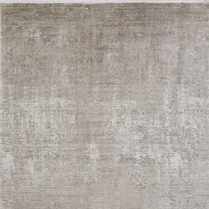 Homeroots 12' X 18' Tan Ivory And Gray Abstract Power Loom Distressed Area Rug Tan,Ivory,Gray Viscose 512122
