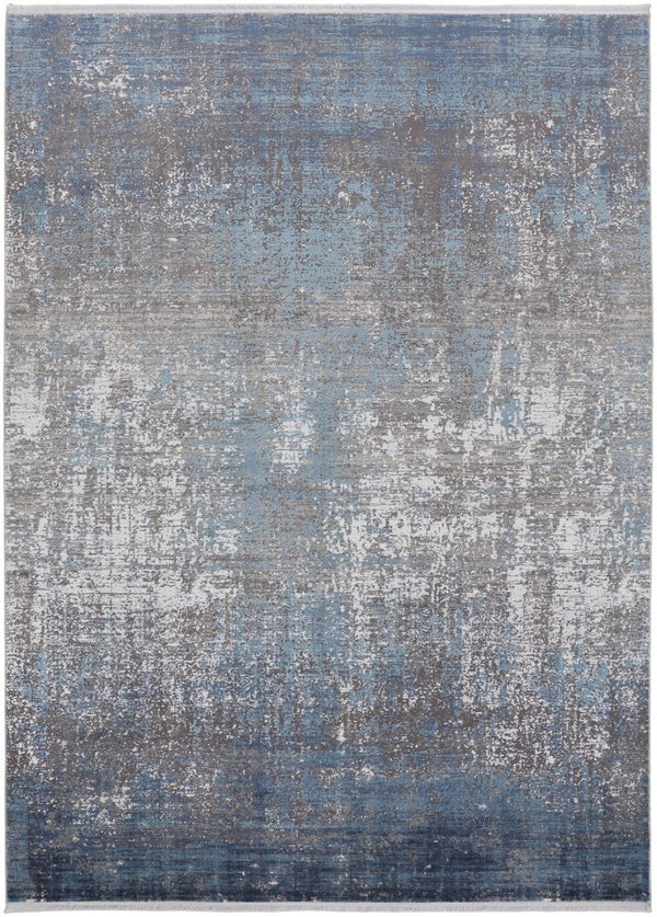 HomeRoots 3' Gold and Ivory Abstract Area Rug - Distressed Design with Decorative Fringe for Stylish Interiors 12' X 18' 512132