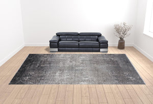 HomeRoots 3' Gold and Ivory Abstract Area Rug - Distressed Design with Decorative Fringe for Stylish Interiors 12' X 18' 512142