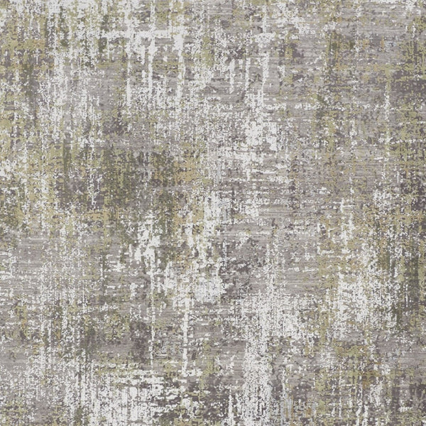HomeRoots 3' Gray and Ivory Abstract Area Rug with Fringed Edges - Modern Distressed Design for Any Room 10' X 13' 512150