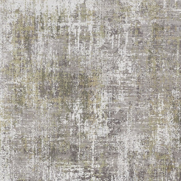 HomeRoots 3' Gray and Ivory Abstract Area Rug with Fringed Edges - Modern Distressed Design for Any Room 12' X 15' 512154