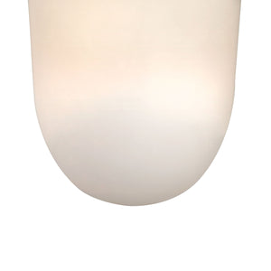 Thomas Lighting Whitmore Single Light Wall Sconce Brushed Nickel Tulip Shade for Bedroom Hallway 5121WS/99