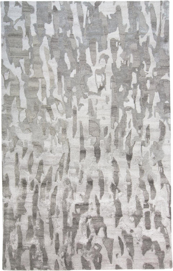 HomeRoots 5' Taupe and Gray Abstract Hand-Tufted Area Rug - Soft, Durable, and Unique Design for Any Space 5' X 8' 512235