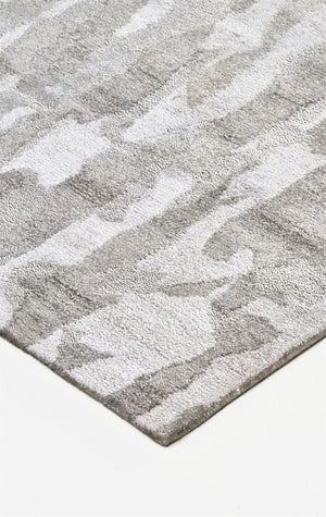 HomeRoots 5' Taupe and Gray Abstract Hand-Tufted Area Rug - Soft, Durable, and Unique Design for Any Space 5' X 8' 512235