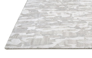HomeRoots 5' Taupe and Gray Abstract Hand-Tufted Area Rug - Soft, Durable, and Unique Design for Any Space 5' X 8' 512235