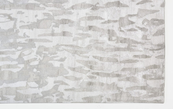 HomeRoots 5' Taupe and Gray Abstract Hand-Tufted Area Rug - Soft, Durable, and Unique Design for Any Space 5' X 8' 512235