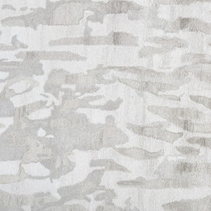 HomeRoots 5' Taupe and Gray Abstract Hand-Tufted Area Rug - Soft, Durable, and Unique Design for Any Space 8' X 10' 512236