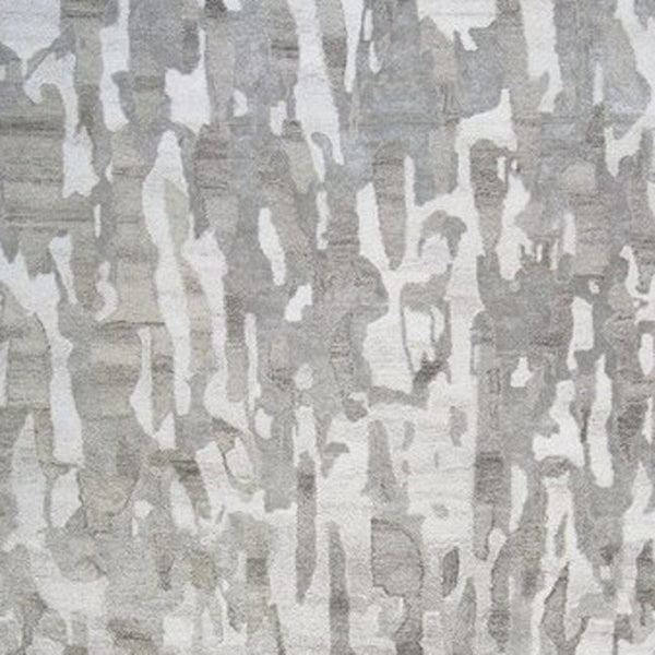 HomeRoots 5' Taupe and Gray Abstract Hand-Tufted Area Rug - Soft, Durable, and Unique Design for Any Space 8' X 10' 512236