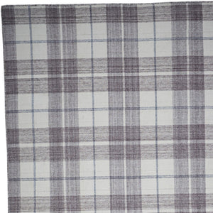 HomeRoots 5' Hand-Woven Gray Taupe and Ivory Abstract Area Rug - Stylish, Durable, Stain-Resistant Design 5' X 8' 512397
