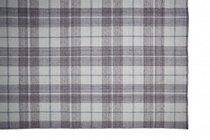 HomeRoots 5' Hand-Woven Gray Taupe and Ivory Abstract Area Rug - Stylish, Durable, Stain-Resistant Design 5' X 8' 512397