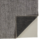 Homeroots 5' X 8' Gray And Black Hand Woven Area Rug Gray,Black Viscose 512403