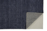 Homeroots 4' X 6' Blue Hand Woven Area Rug Blue Viscose 512412