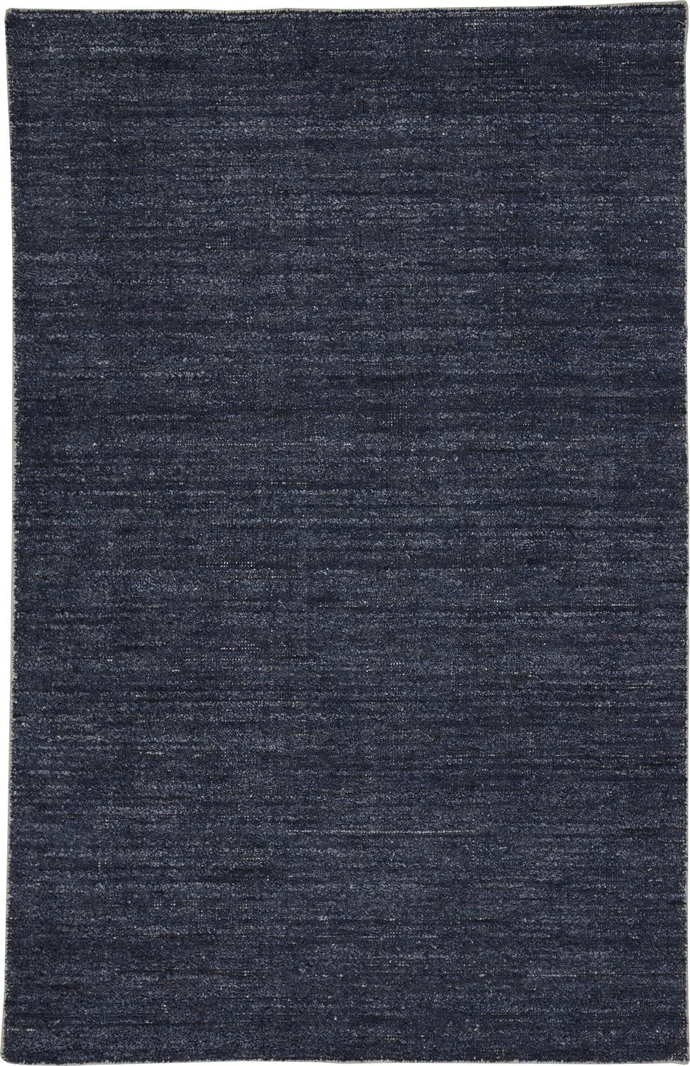 Homeroots 2' X 3' Blue Hand Woven Area Rug Blue Viscose 512416