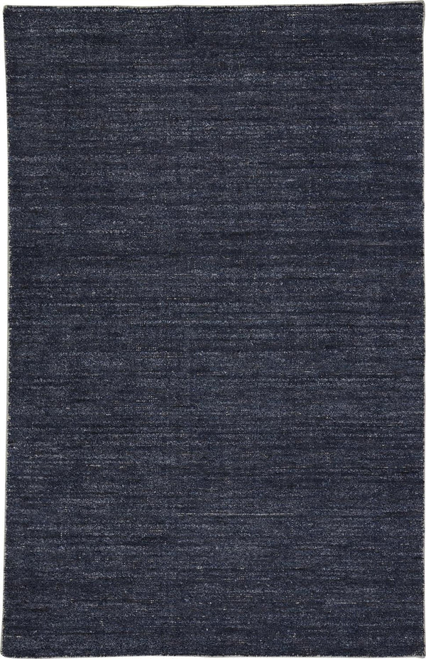 Homeroots 2' X 3' Blue Hand Woven Area Rug Blue Viscose 512416