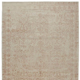 Homeroots 2' X 3' Pink And Ivory Wool Floral Hand Tufted Distressed Area Rug Ivory,Tan,Pink Wool 512538