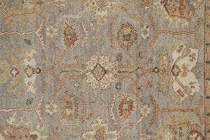 Homeroots 2' X 3' Brown And Ivory Wool Floral Hand Knotted Area Rug With Fringe  Wool 512643
