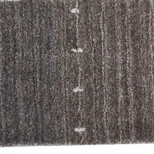 Homeroots 8' X 10' Gray Silver And Black Wool Hand Knotted Stain Resistant Area Rug Gray,Silver,Black Wool 512667