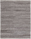 Homeroots 2' X 3' Taupe Brown And Ivory Striped Hand Woven Stain Resistant Area Rug Taupe,Brown,Ivory Polyester 512705