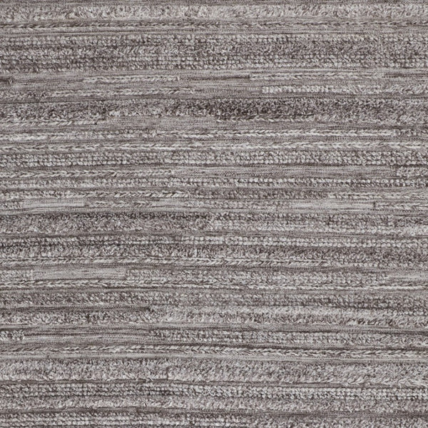 HomeRoots 10' Ivory and Gray Striped Shag Area Rug - Hand-Woven Luxury for Cozy Living Spaces, Durable & Stylish 8' X 10' 512708