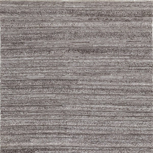 HomeRoots 10' Ivory and Gray Striped Shag Area Rug - Hand-Woven Luxury for Cozy Living Spaces, Durable & Stylish 8' X 10' 512708