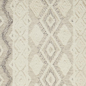 HomeRoots 4' Handmade Wool Area Rug with Geometric Pattern - Stain-Resistant, Durable, Modern Home Decor 10' X 14' 512778