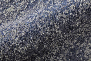 HomeRoots 5' Ivory and Blue Abstract Area Rug - Non-Skid, Power-Loomed Design for Contemporary Interiors 5' X 8' 512817