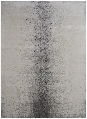 HomeRoots 5' Ivory and Blue Abstract Area Rug - Non-Skid, Power-Loomed Design for Contemporary Interiors 12' X 15' 512832