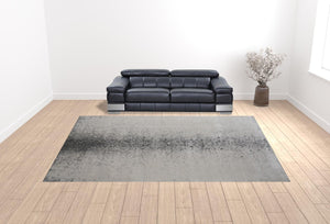 HomeRoots 5' Ivory and Blue Abstract Area Rug - Non-Skid, Power-Loomed Design for Contemporary Interiors 12' X 15' 512832