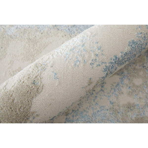 HomeRoots 4' Modern Abstract Area Rug in Ivory, Black & Gray – Durable, Stain-Resistant Design for Any Space 12' X 15' 512850