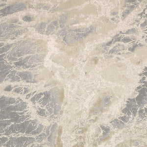 HomeRoots 4' Elegant Ivory Tan and Gray Abstract Area Rug - Soft, Durable Design for Modern Spaces and Style 7' X 10' 512910