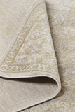 Homeroots 7' X 10' Gold And Ivory Floral Non Skid Area Rug  Polyester 512940