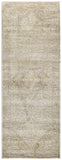 Homeroots 8' Gold And Ivory Medallion Power Loom Runner Rug  Polypropylene,Polyester 512944