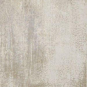 HomeRoots 4' Contemporary Gold Gray Ivory Abstract Area Rug for Modern Living Spaces - Durable & Stylish Design 5' X 8' 512986