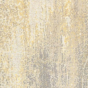 HomeRoots 4' Contemporary Gold Gray Ivory Abstract Area Rug for Modern Living Spaces - Durable & Stylish Design 8' Runner 512991