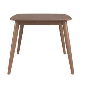 Arne 60 Inch Rectangular Dining Table with Mid-century Tapered Legs and Natural Grain
