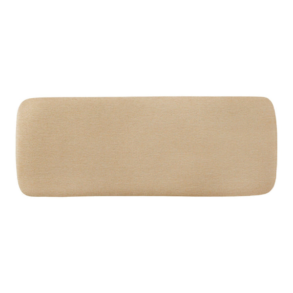 Arne Mid-century Upholstered Foam Cushion Bench Tapered Rubberwood Legs Entryway Seating